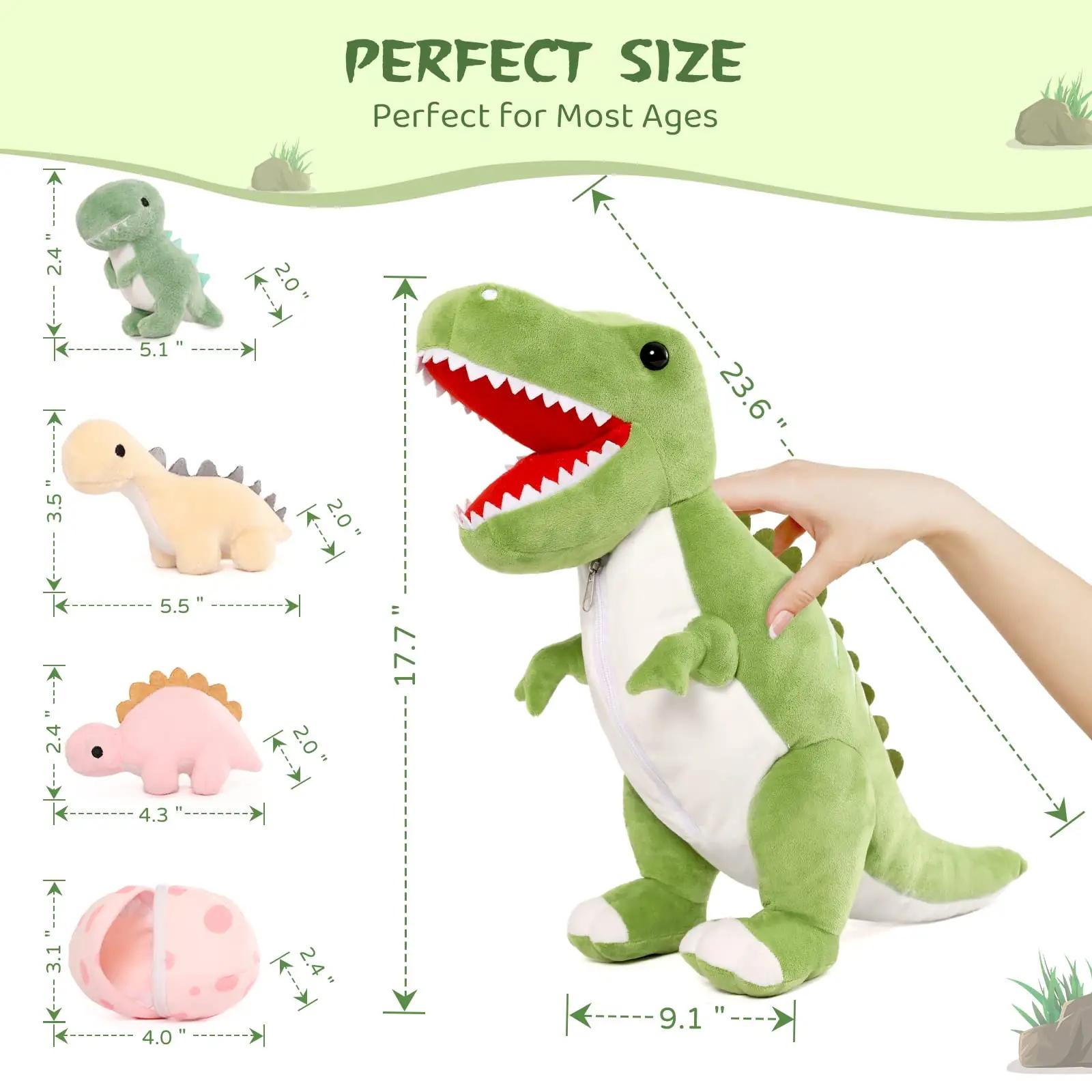 MorisMos pehme XXL dino mänguasi – armas kingiidee lastele – pilt 7