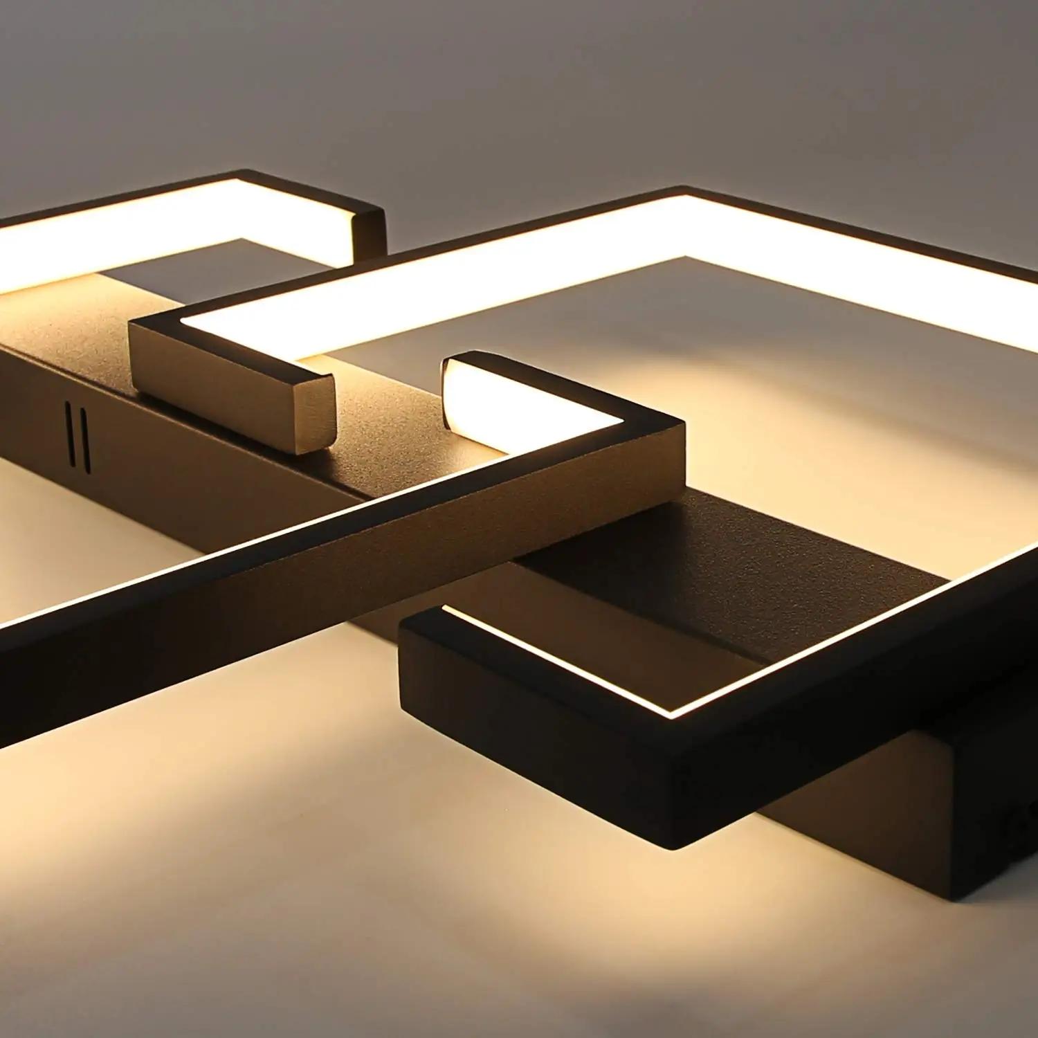 CBJKTX modernne must LED laelamp — dimmitav, kauakestev valgustus – pilt 6