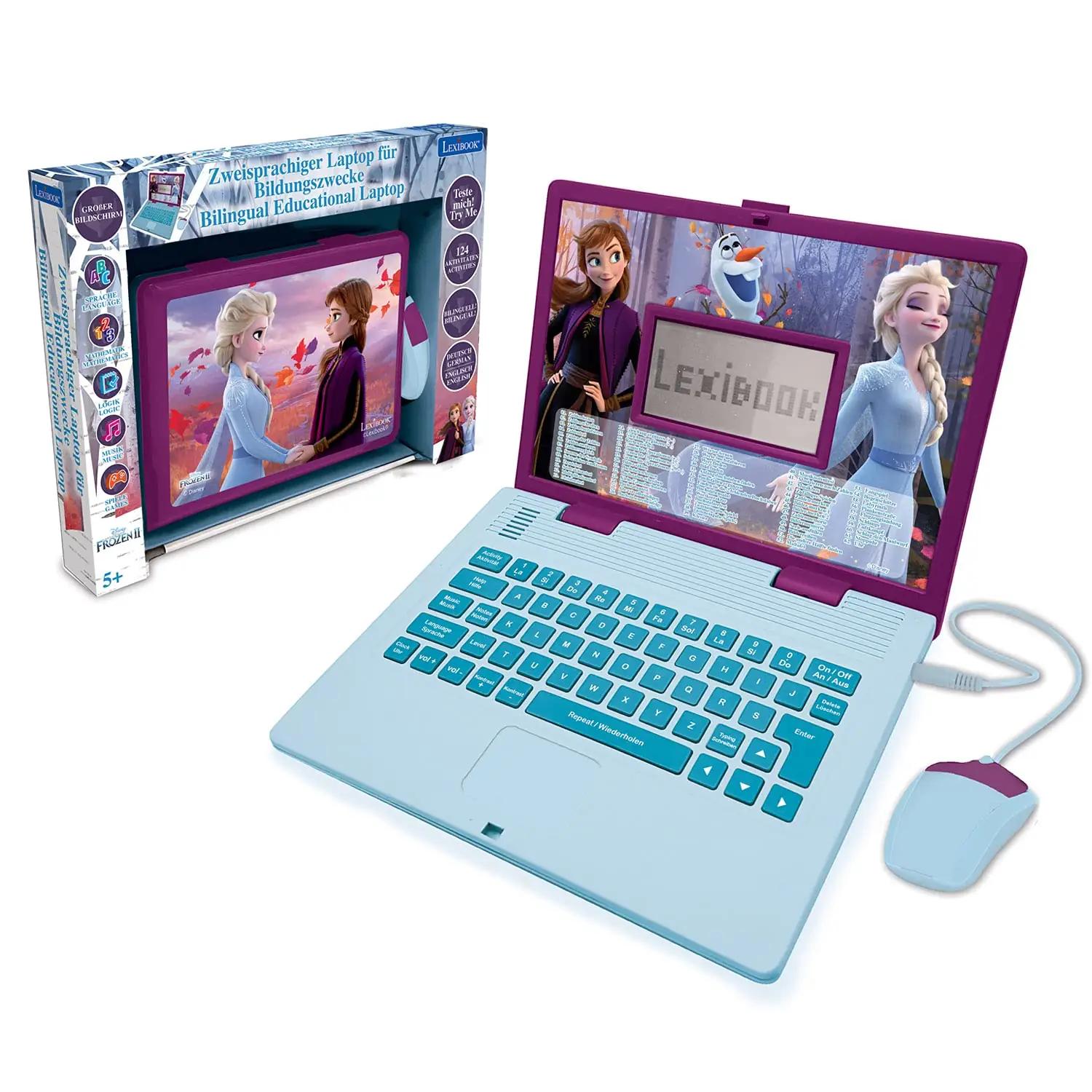 Lexibook Frozen II õppiv sülearvuti lastele – kahekeelne mänguõpe