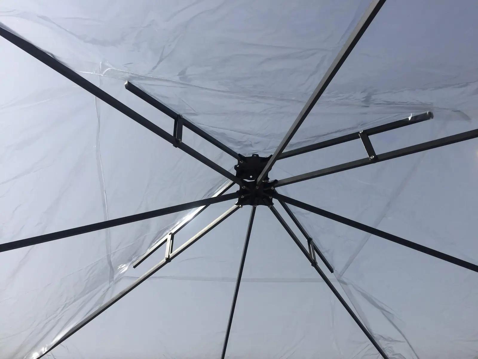 QUICK STAR selge PVC kattega 3×3 m pavillonile — veekindel kaitse – lisavaade