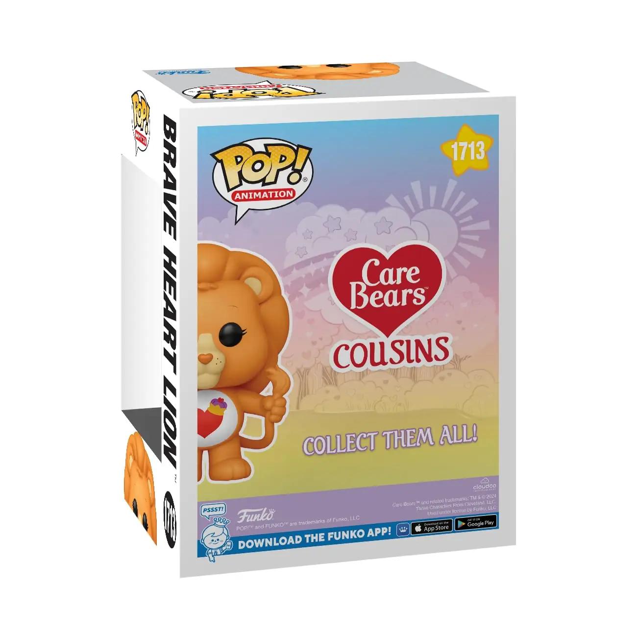 Funko lõbus vinyl-figur: Brave Heart Lion – kingiidee – pakend ja tarvikud