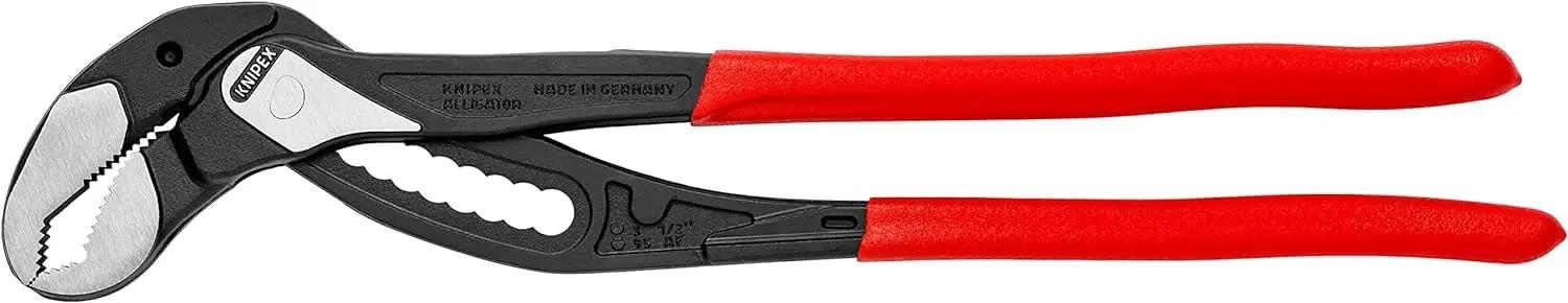 KNIPEX vastupidav 400 mm pumba- ja torupihik – tugev teras – pakend ja tarvikud
