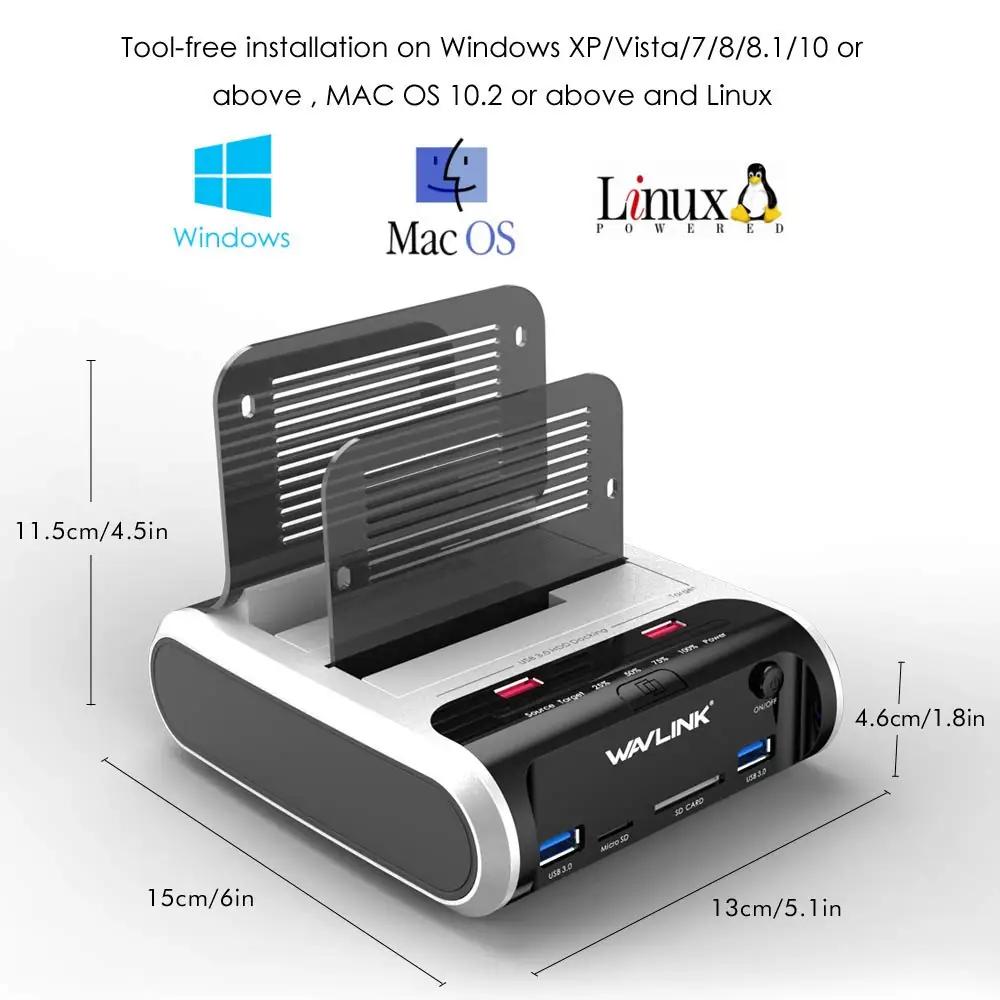 WAVLINK lihtne SATA dokk 2,5/3,5″ HDD ja SSD – pilt 6