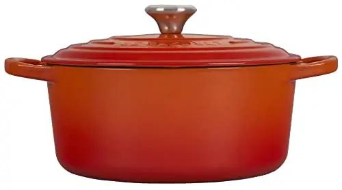 LE CREUSET malmpott koos kaanega — vastupidav ja stiilne – detailne vaade