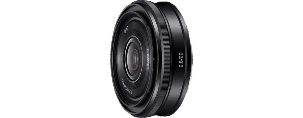 Sony laia nurgaga metallobjektiiv 20mm F2.8 – kerge ja vastupidav – lisavaade