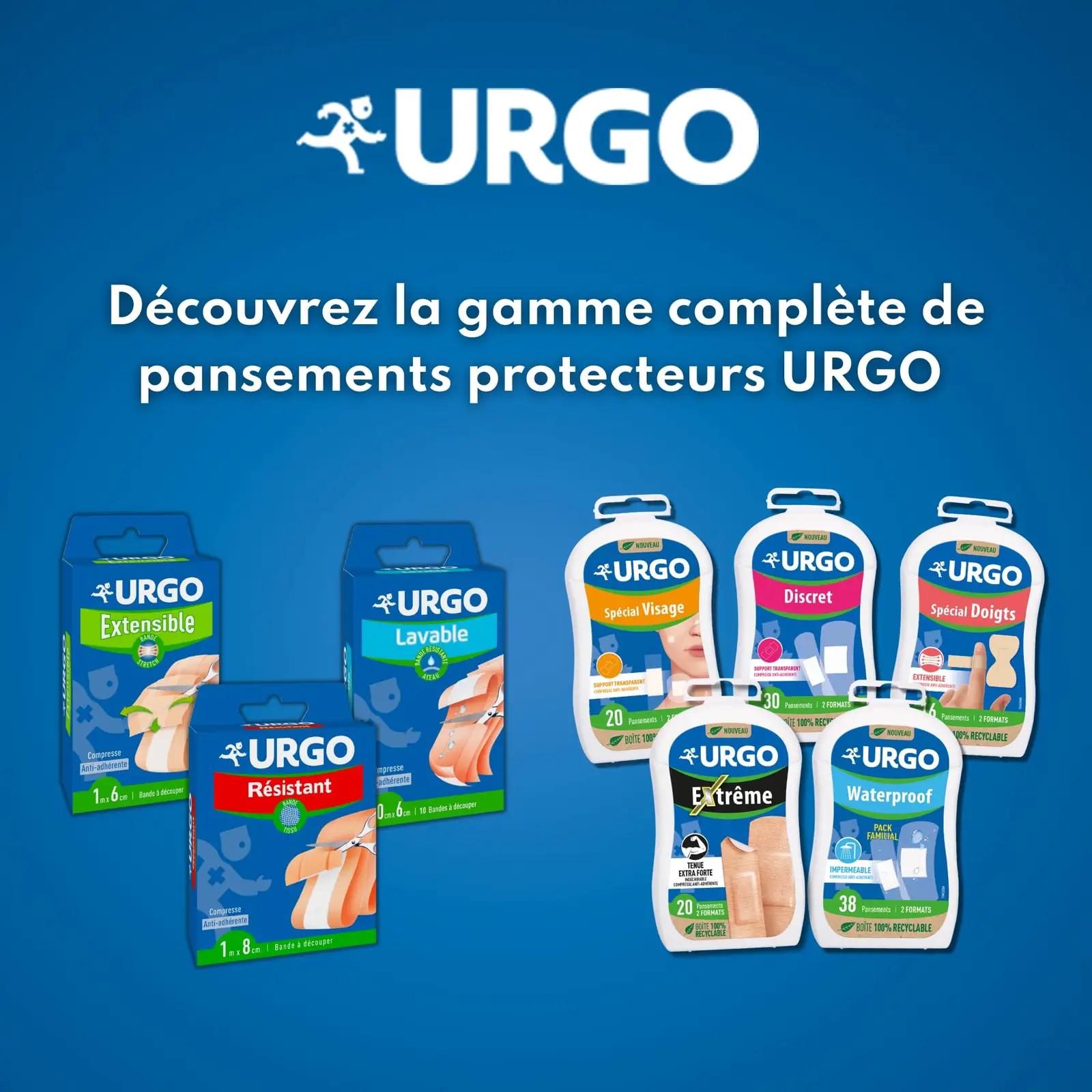 Urgo vettpidav plaaster elastsest gaze’st – pakend ja tarvikud