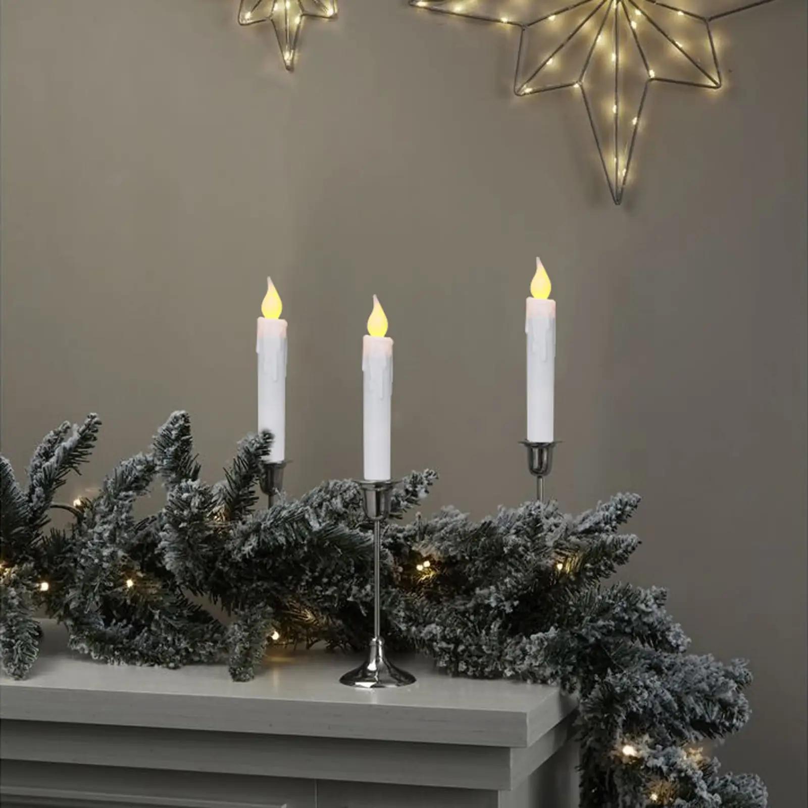 CVHOMEDECO. LED-põlevad vahaküünlad 6tk – turvaline dekoratsioon – pakend ja tarvikud