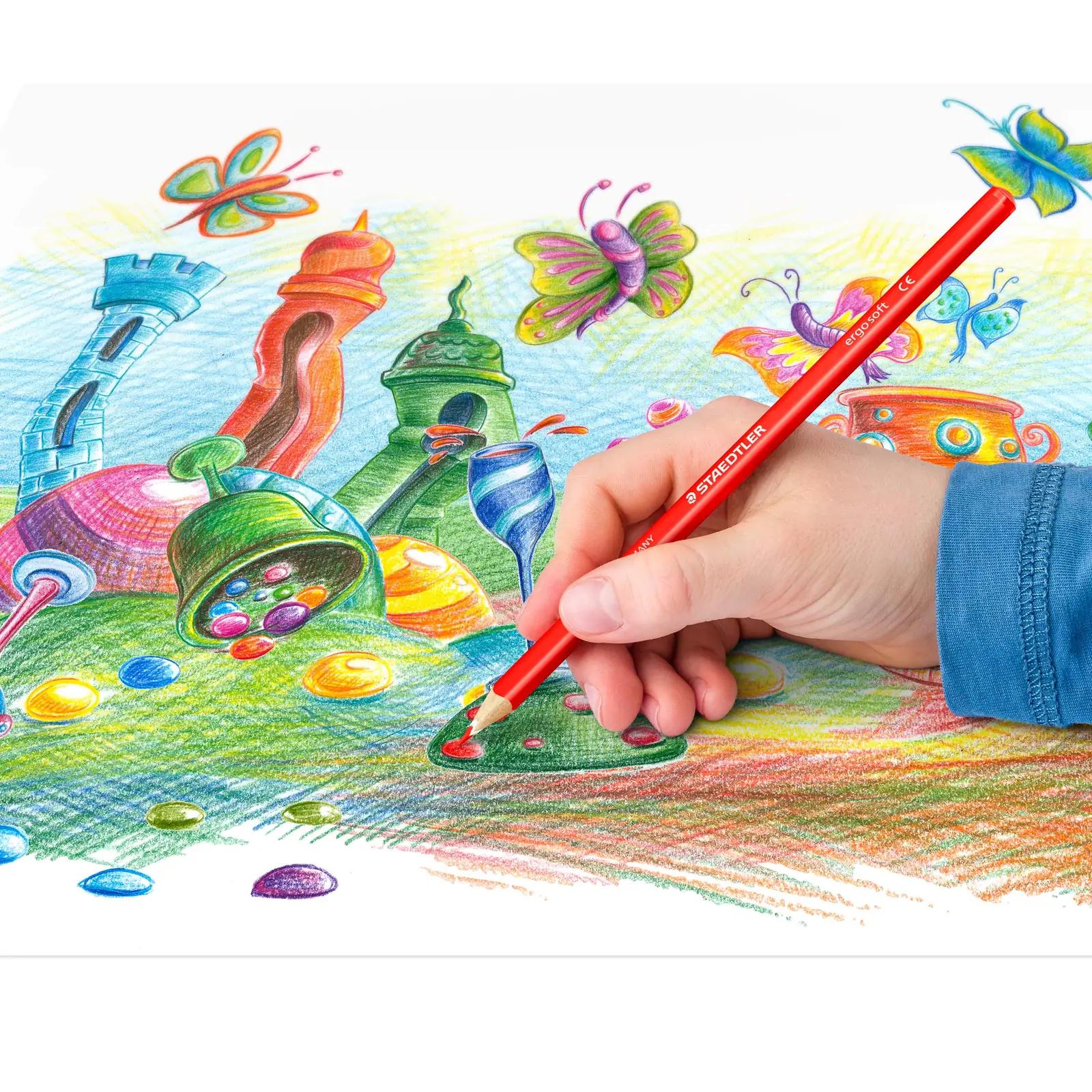 STAEDTLER värvipliiatsid ergo soft – ergonoomiline komplekt – lisavaade