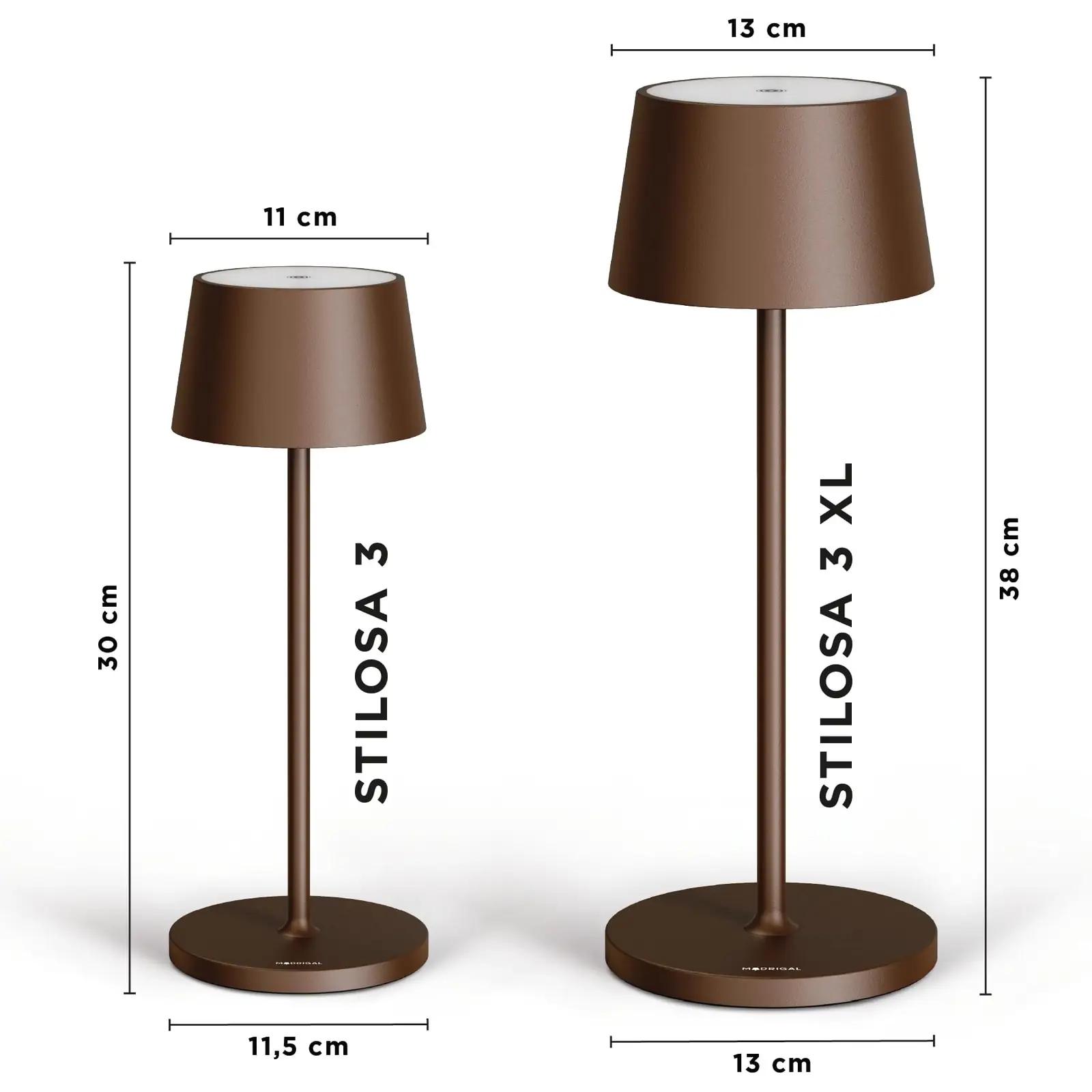 Madrigal bronzist LED lauavalgusti — Stilosa 3 XL – pakend ja tarvikud