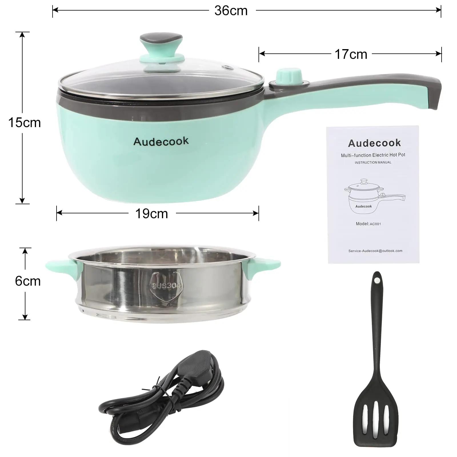 Audecook mittemärgistatud mini-multikokk 1,5 l aurutiga – lisavaade