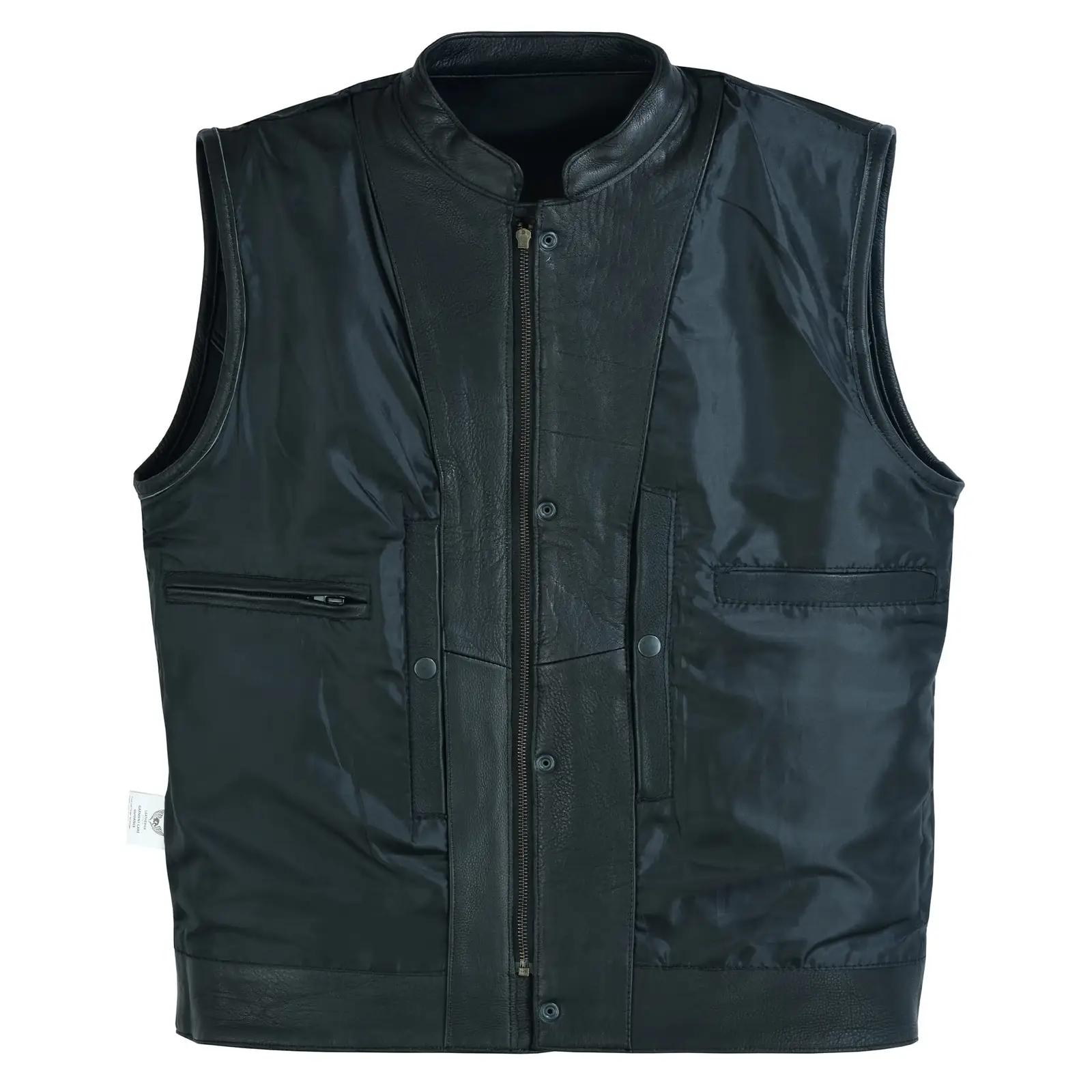 Leatherick premium nahkvest mootorratturile — vastupidav ja – kasutusnäide