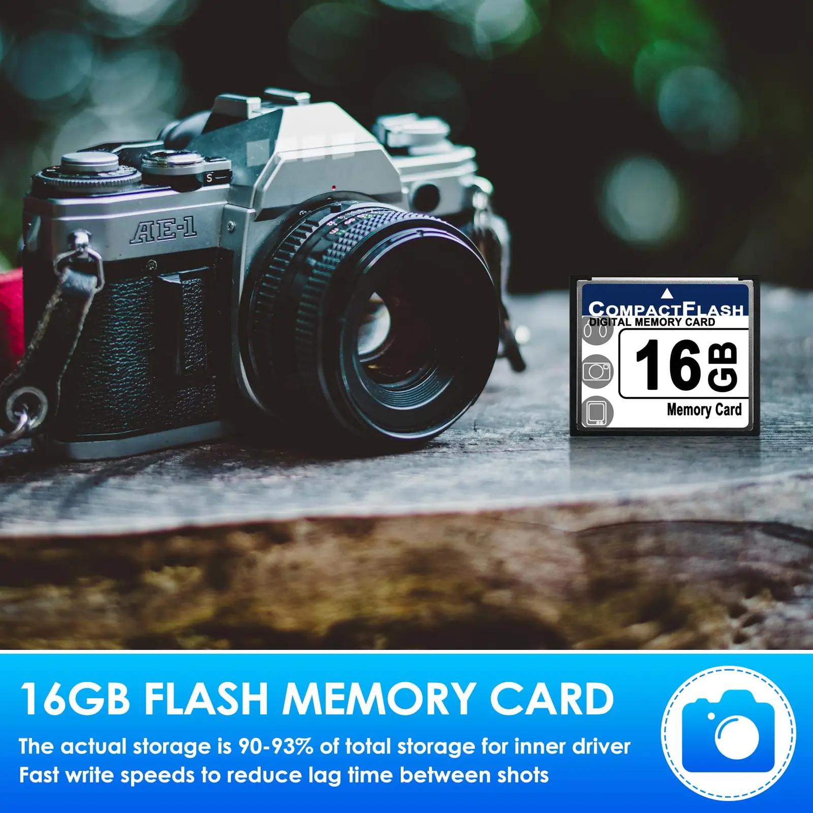 Gokelomg vastupidav Compact Flash 16 GB – kiire salvestus – detailne vaade
