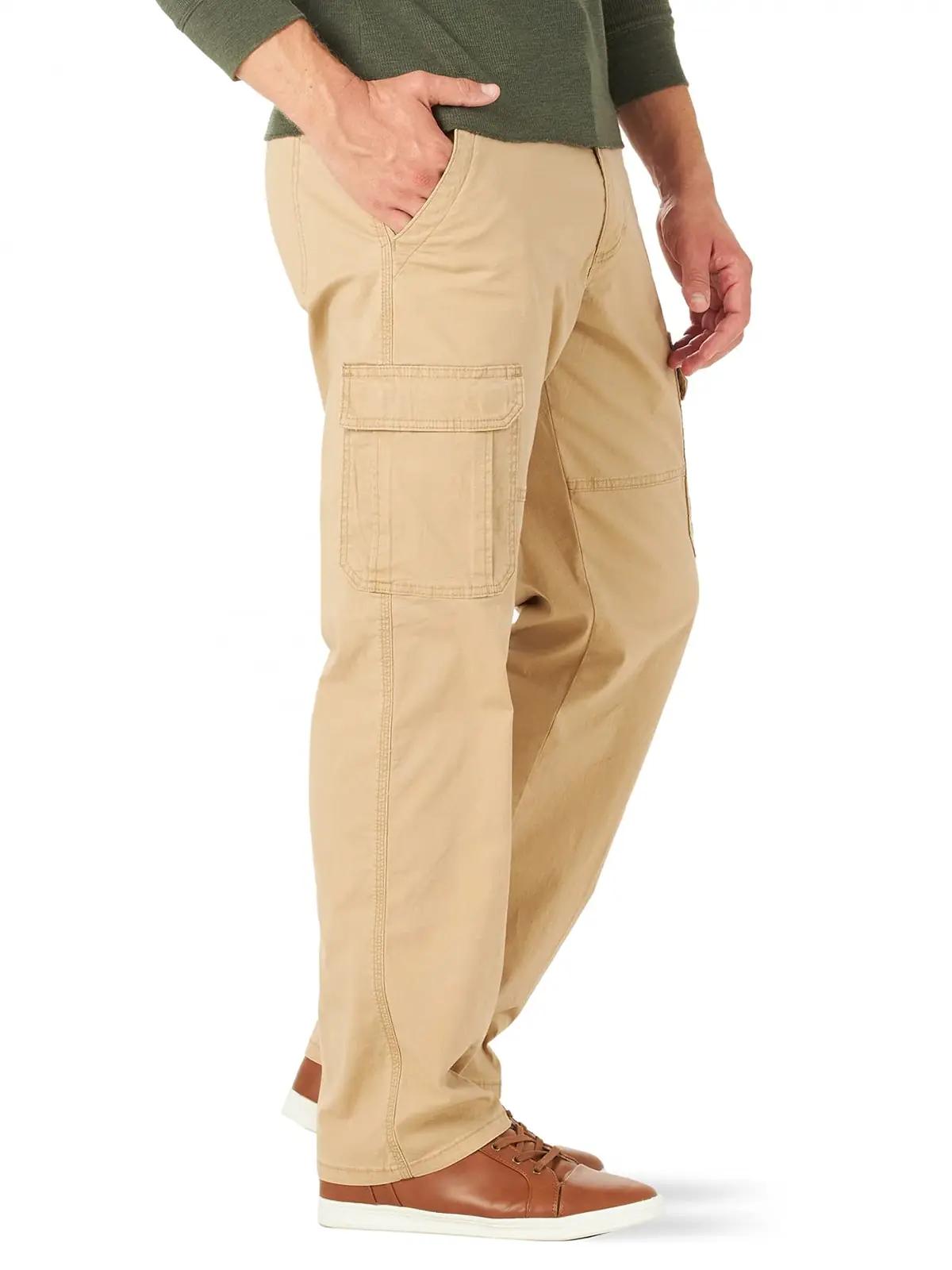 Wrangler Authentics stretch‑cargopüksid – mugav travertiin – pakend ja tarvikud