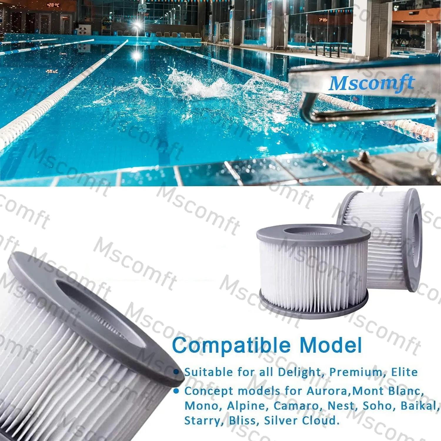 Mscomft 12-osaline plastikust basseini filtrikomplekt – lisavaade