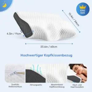 Derila Derila Kingsize Pillow peapadjad – detailne lähivaade