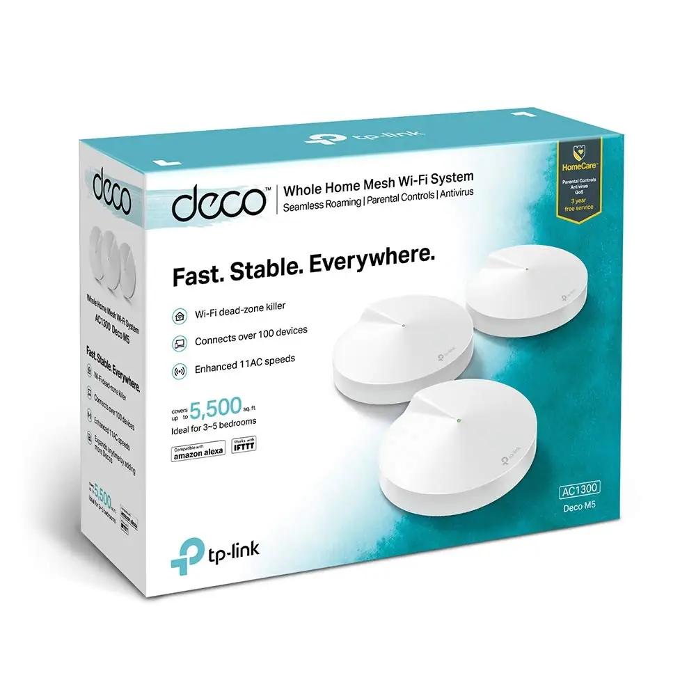 TP-Link Deco M5 kolmikpakend – usaldusväärne kodune Wi-Fi – kasutusnäide