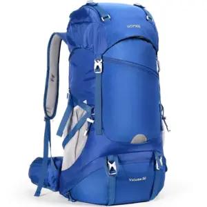 HOMIEE LB5001-BU matkakott 50 l, veekindel nailon, vihmakattega