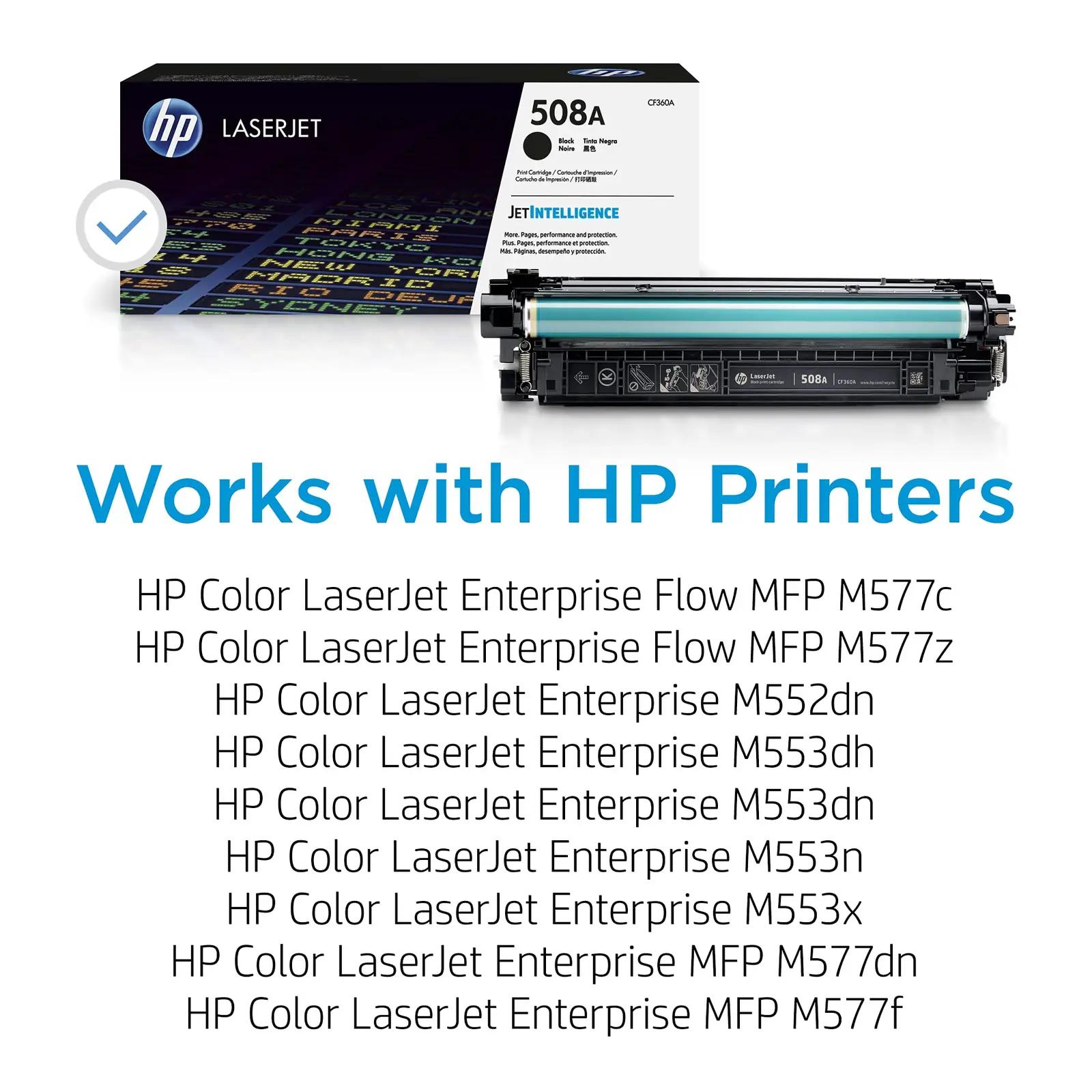 HP must originaaltoner CF360A — kõrge leheküljetootlikkus ja – detailne vaade