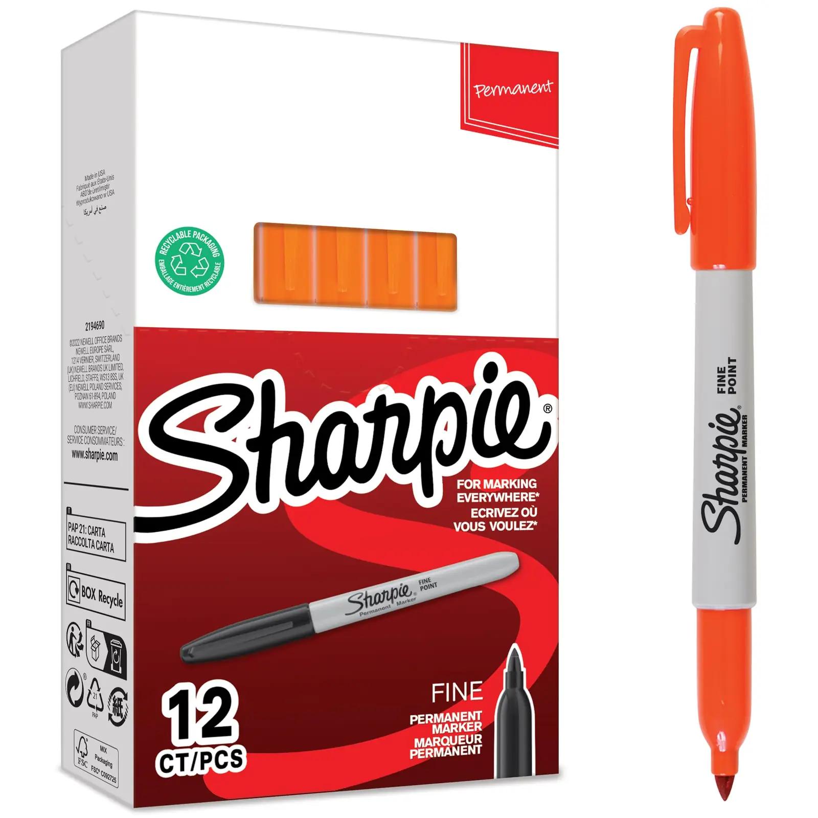 Sharpie vastupidav oranž marker 12-komplekt – püsiv tint