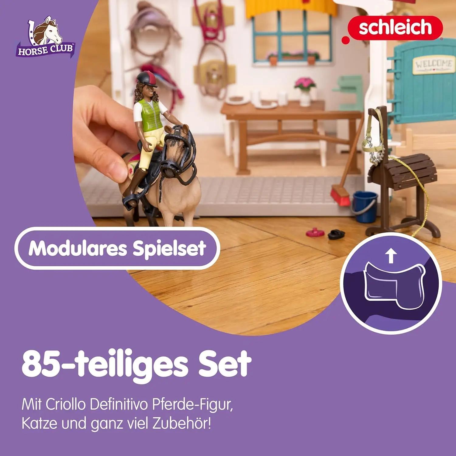 SCHLEICH pehme plastikust Sattelkammer – mängukomplekt lastele – kasutusnäide