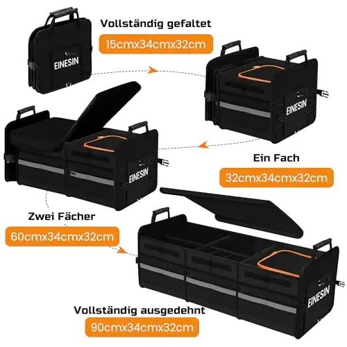 Einesin suur ja vastupidav pagasiruumi organizer + jahutuskott – pilt 7