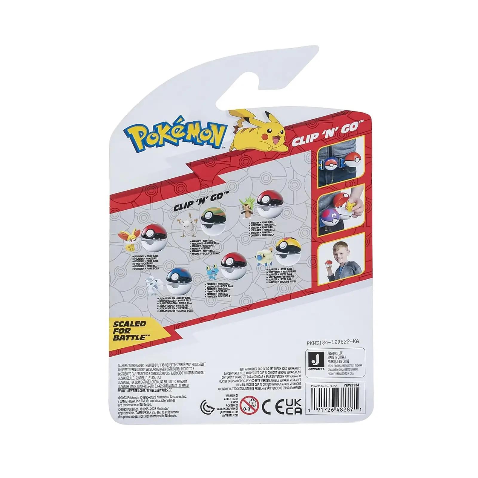 Pokémon stiilne plastikust mänguasi — PKW3132 Fynx ja Pokéball – pilt 7