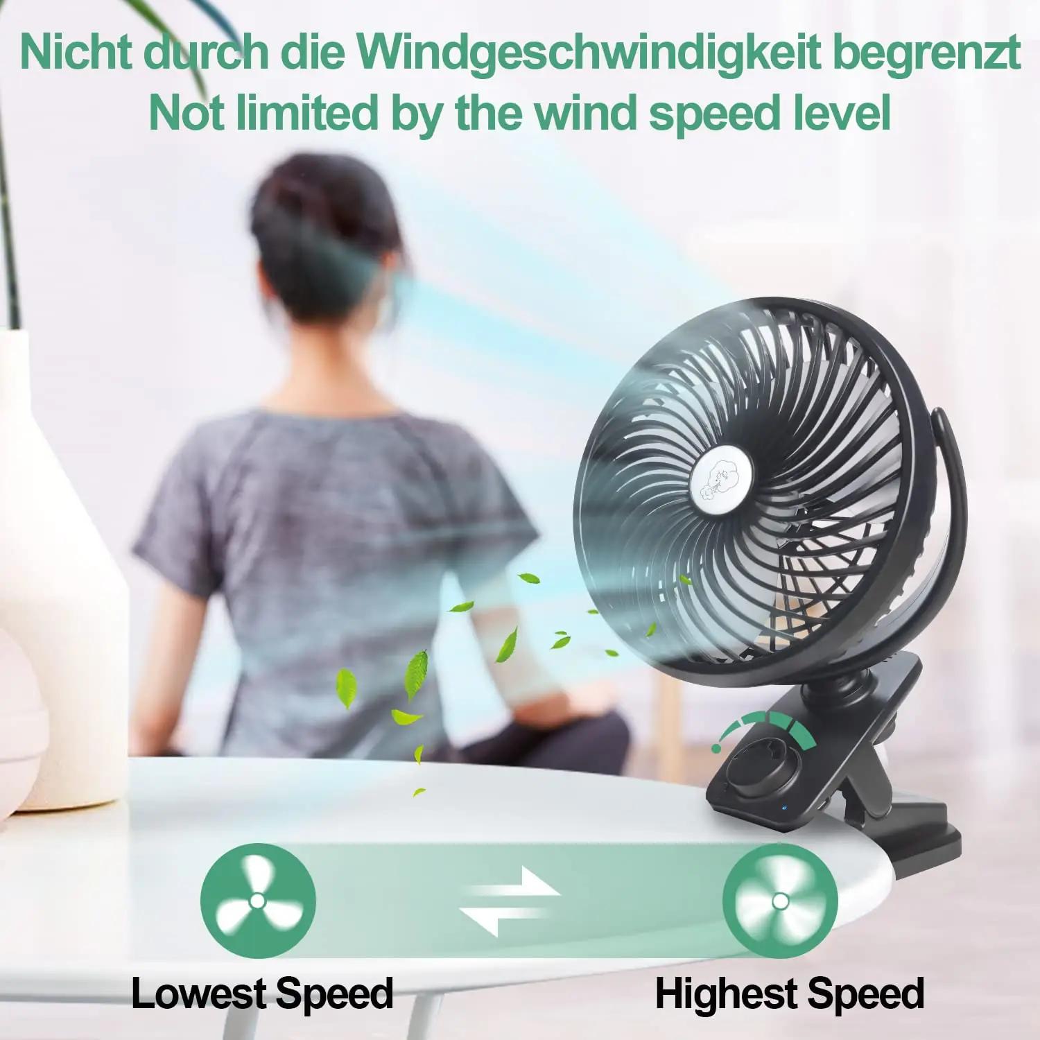 AidSci kaasaskantav 10000mAh laetav ventilaatormudel F370-Hei – kasutusnäide