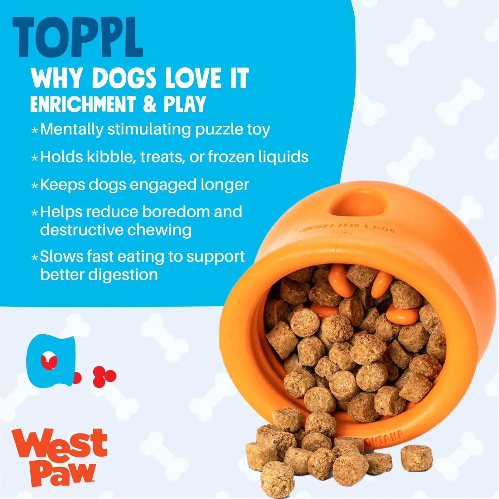 WEST PAW vastupidav kummist maiusepall koerale – ZG085GRN XL – detailne vaade