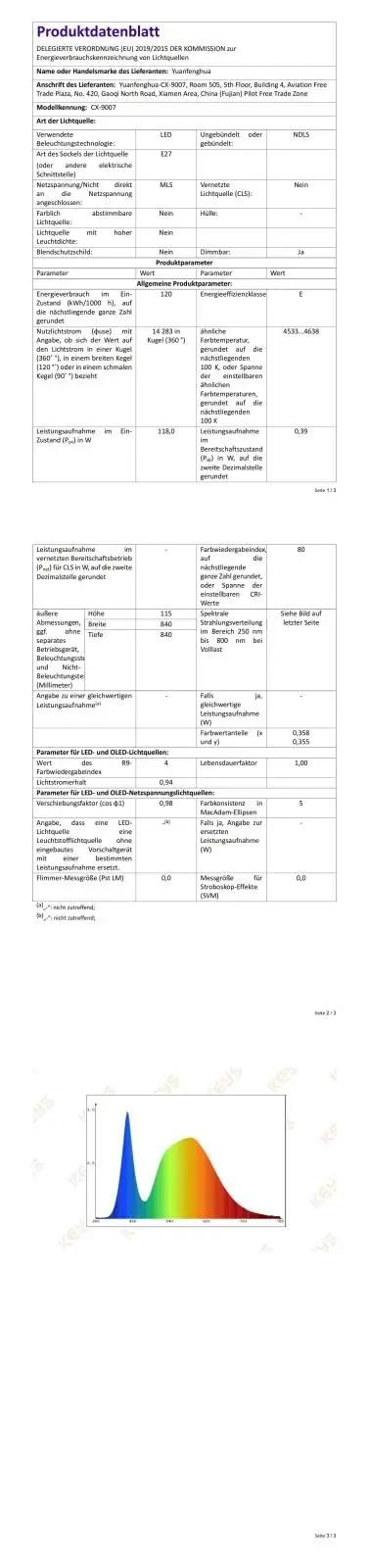 Yuanfenghua modernne akrüül laelamp 9-lambiga – pilt 9