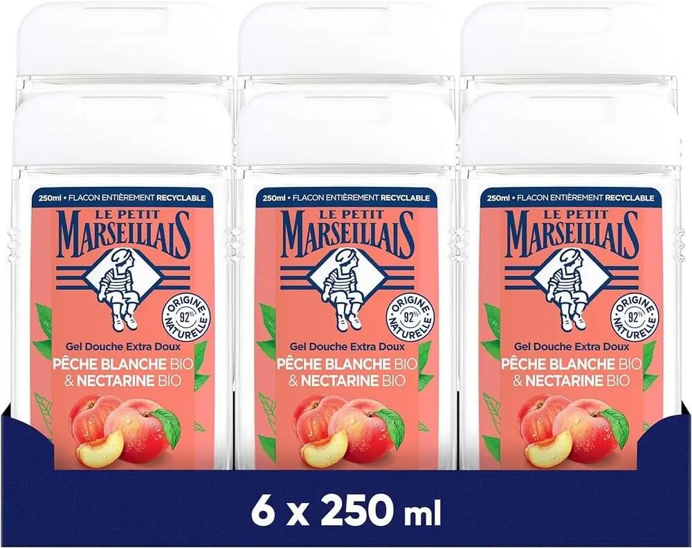 Le Petit Marseillais õrn dušigeel – valge virsik ja nektariin – pilt 6