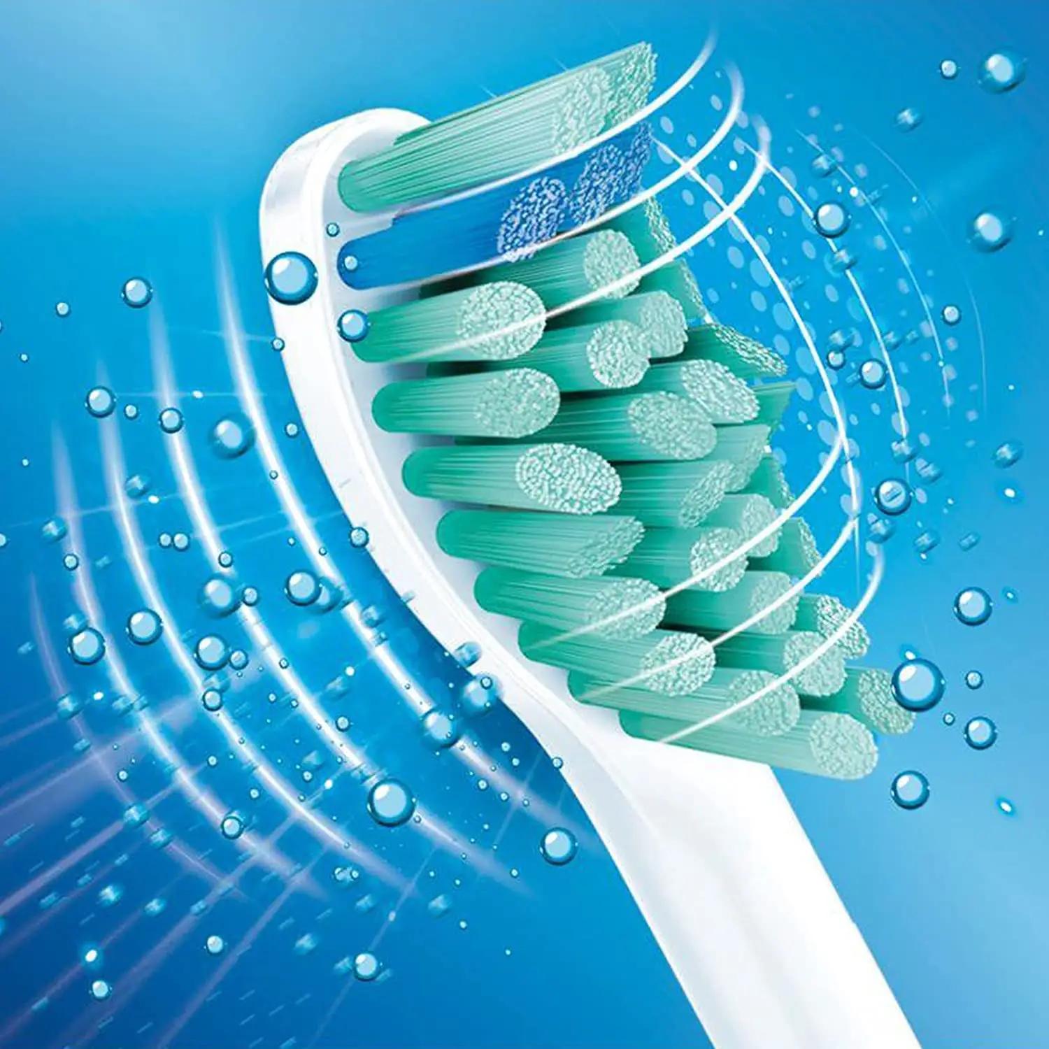 Philips Sonicare vahetusharjapead 10 tk – pehme hooldus – kasutusnäide