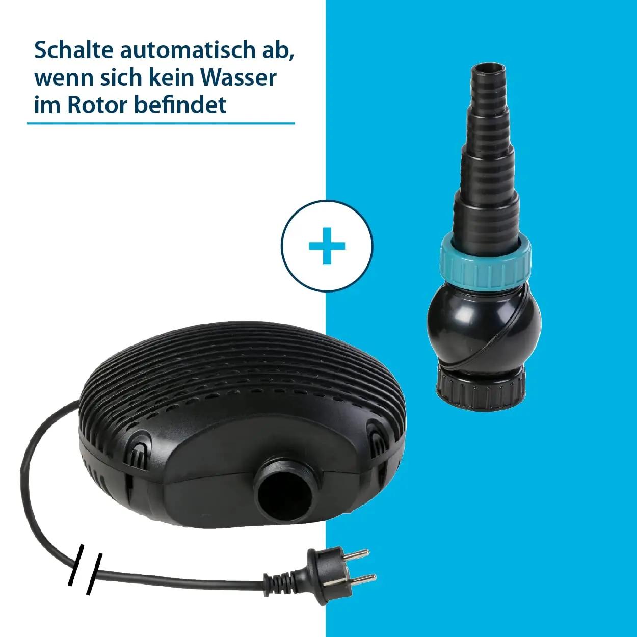 AquaForte vastupidav veefilter-pump 50 W – ideaalne tiigile – kasutusnäide