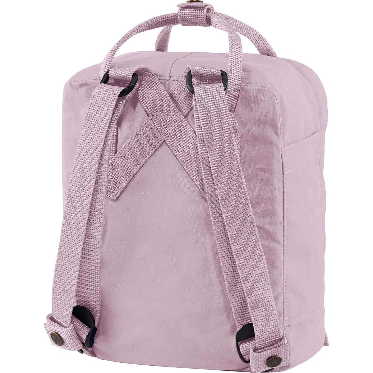 Fjällräven Kånken Mini — kerge vinyl-koolikott kingituseks – detailne vaade