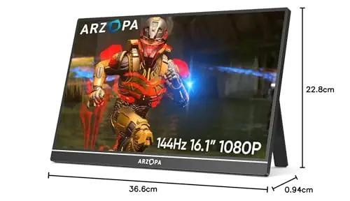 ARZOPA õhuke 16,1″ kaasaskantav monitor – ideaalne mängimiseks – pilt 8