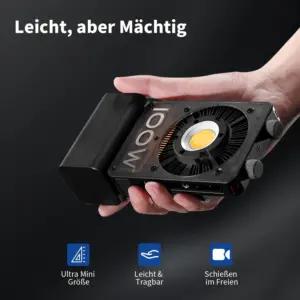 ZHIYUN CINEPEER CX100 fotostuudio ja valgustus – detailne lähivaade