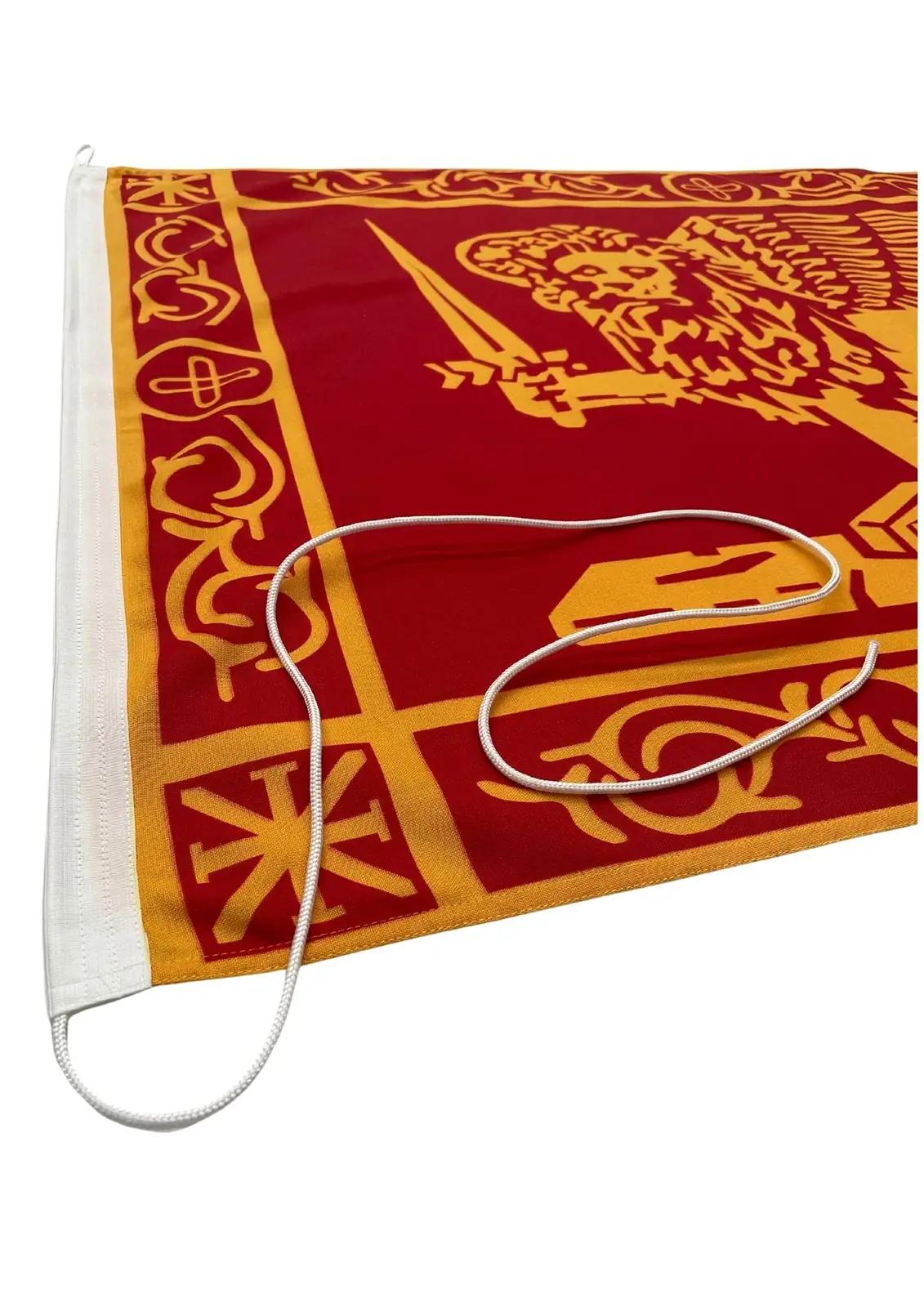 NS BANDIERE SRL lipukangas – Serenissima punane 95×175 cm – lisavaade