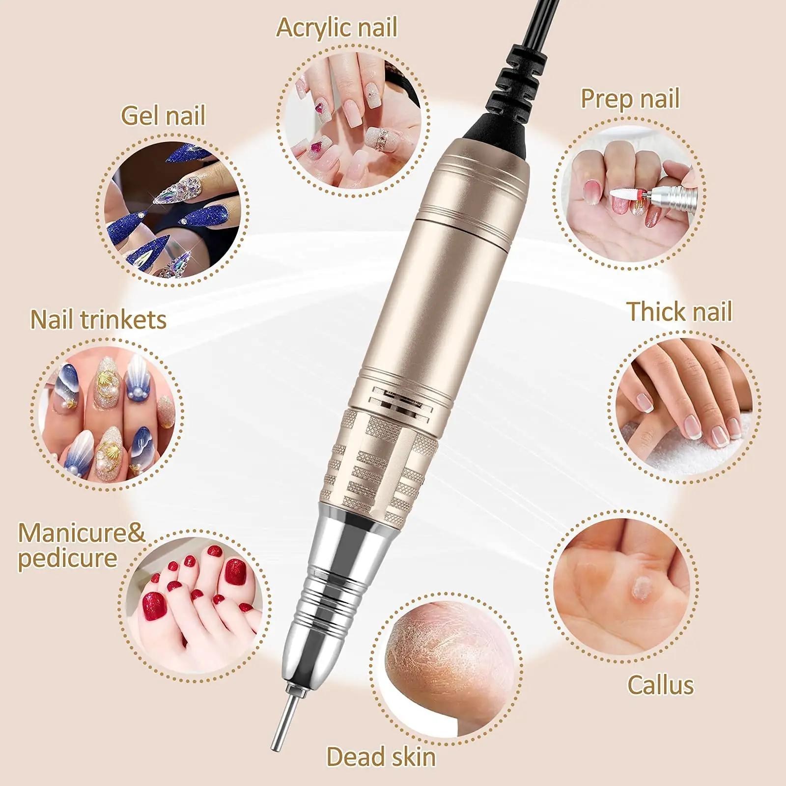 Madenia professionaalne elektriline nail-frees roosa — täpne – pilt 7
