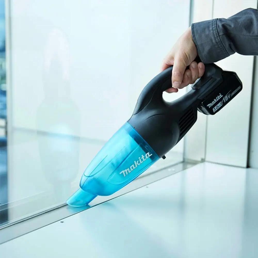 Makita juhtmevaba tolmuimeja DCL180ZB – kompaktne koduabiline – kasutusnäide
