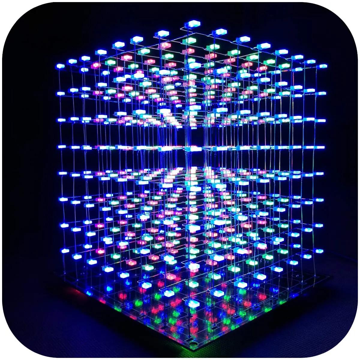 iCubeSmart akrüül 8x8x8 LED-kuup – õpituba ja kingitus