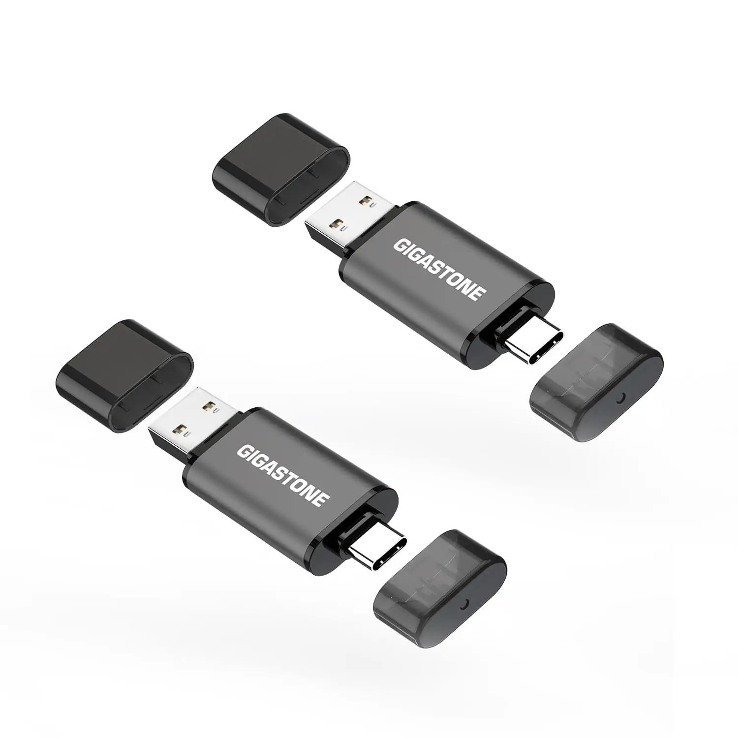 Gigastone kiire 512GB Dual USB mälupulk – kahe otsaga jagamiseks