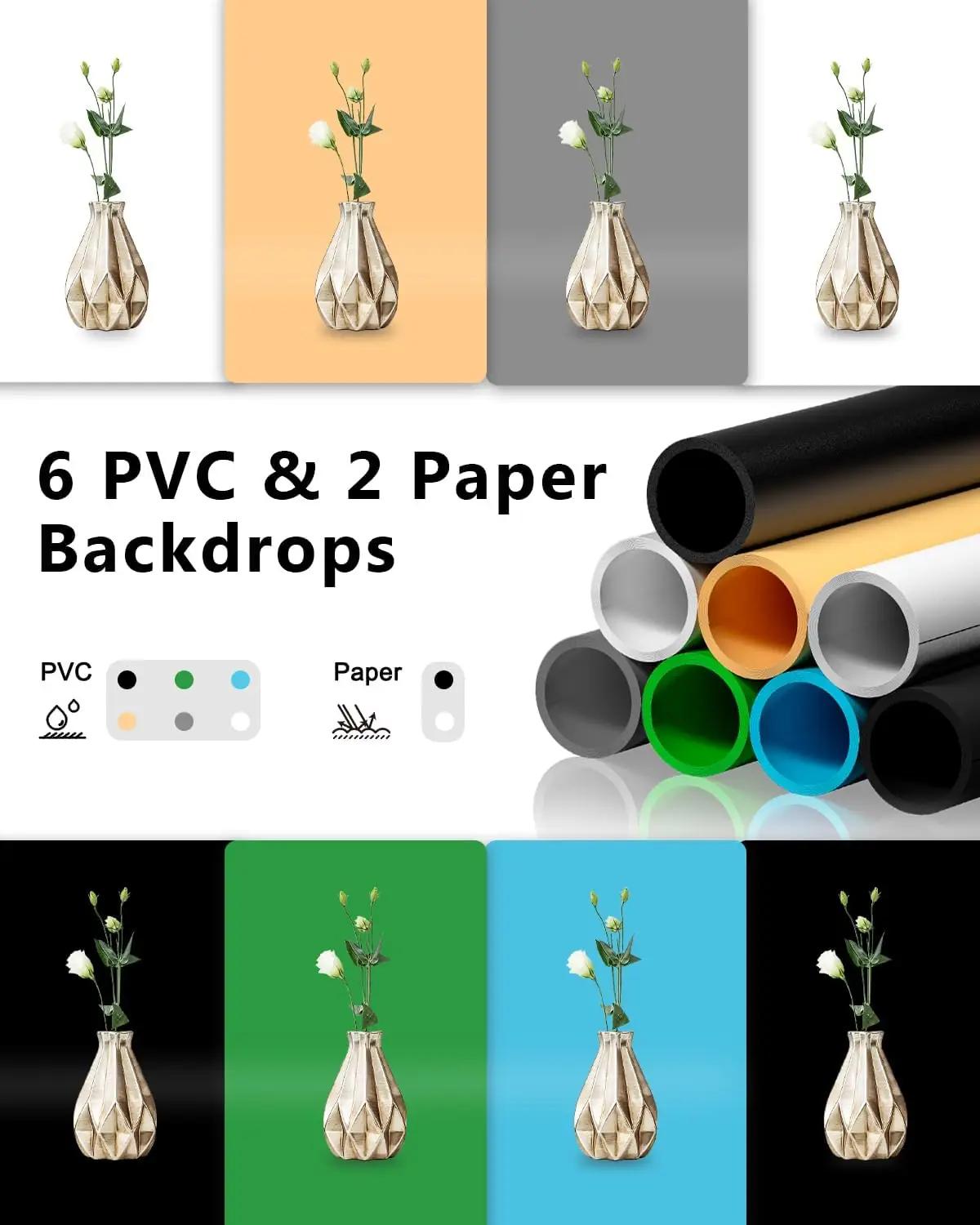 DUCLUS 40×40 cm fotokast – kompaktne PVC-valgustus kingituseks – kasutusnäide