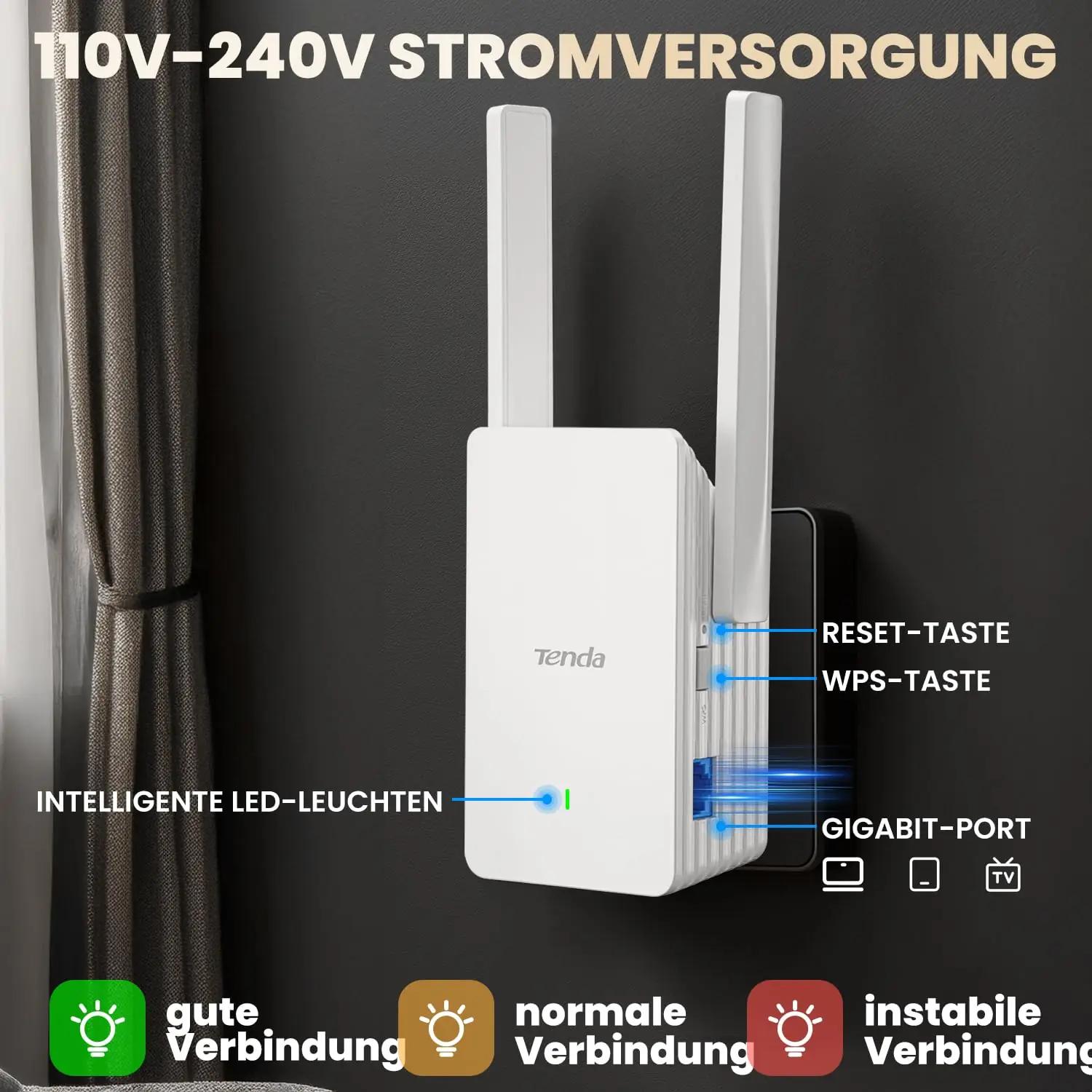 Tenda AX1500 kordaja — kompaktne WiFi 6 leviala koduks – pilt 6