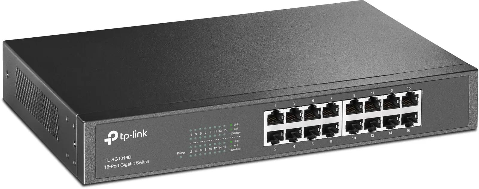 TP-Link TL-SG1016D arvutid ja lisatarvikud – toote esivaade