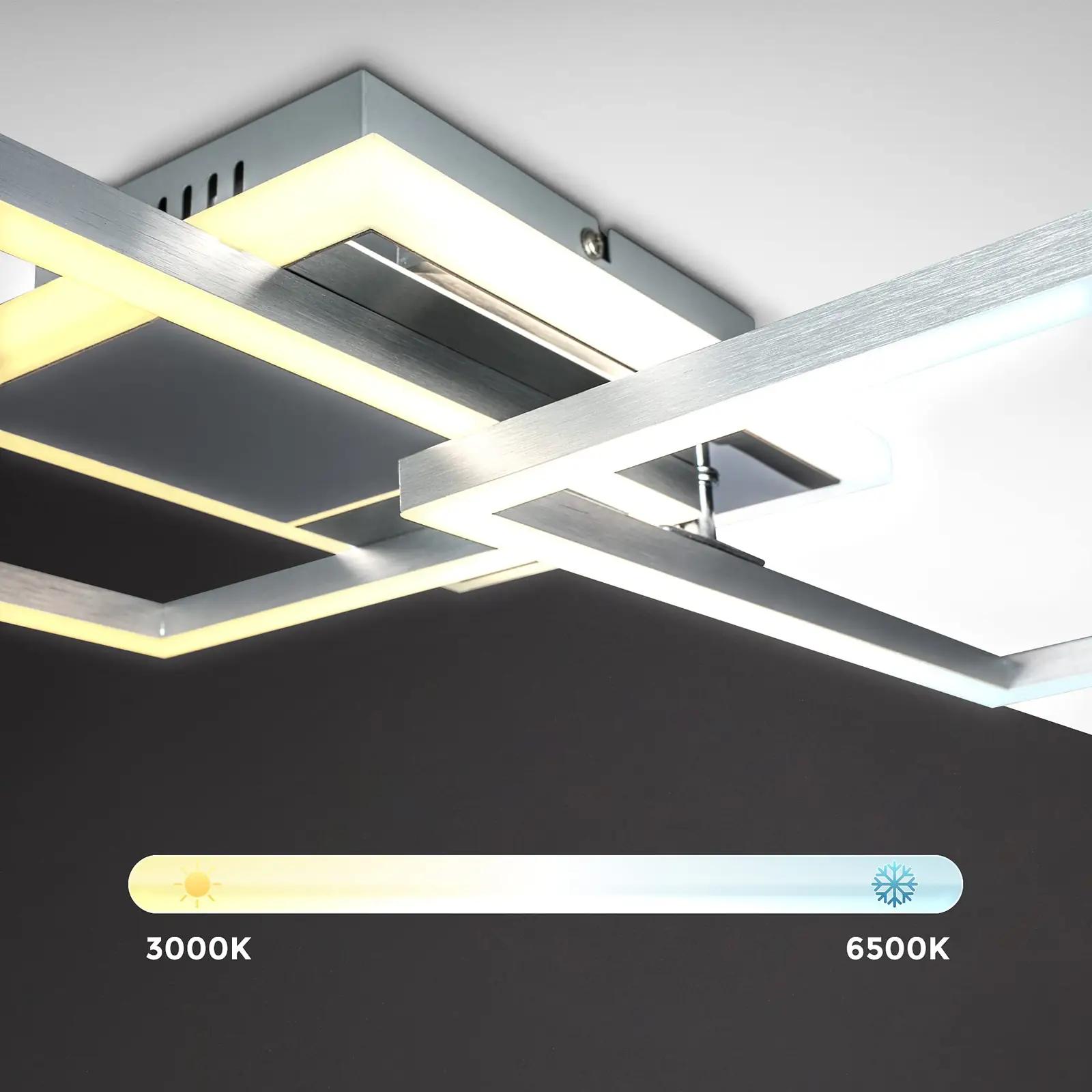 B.K.Licht elegantne LED laelamp kromist alumiiniumist 50×38,8 – pakend ja tarvikud