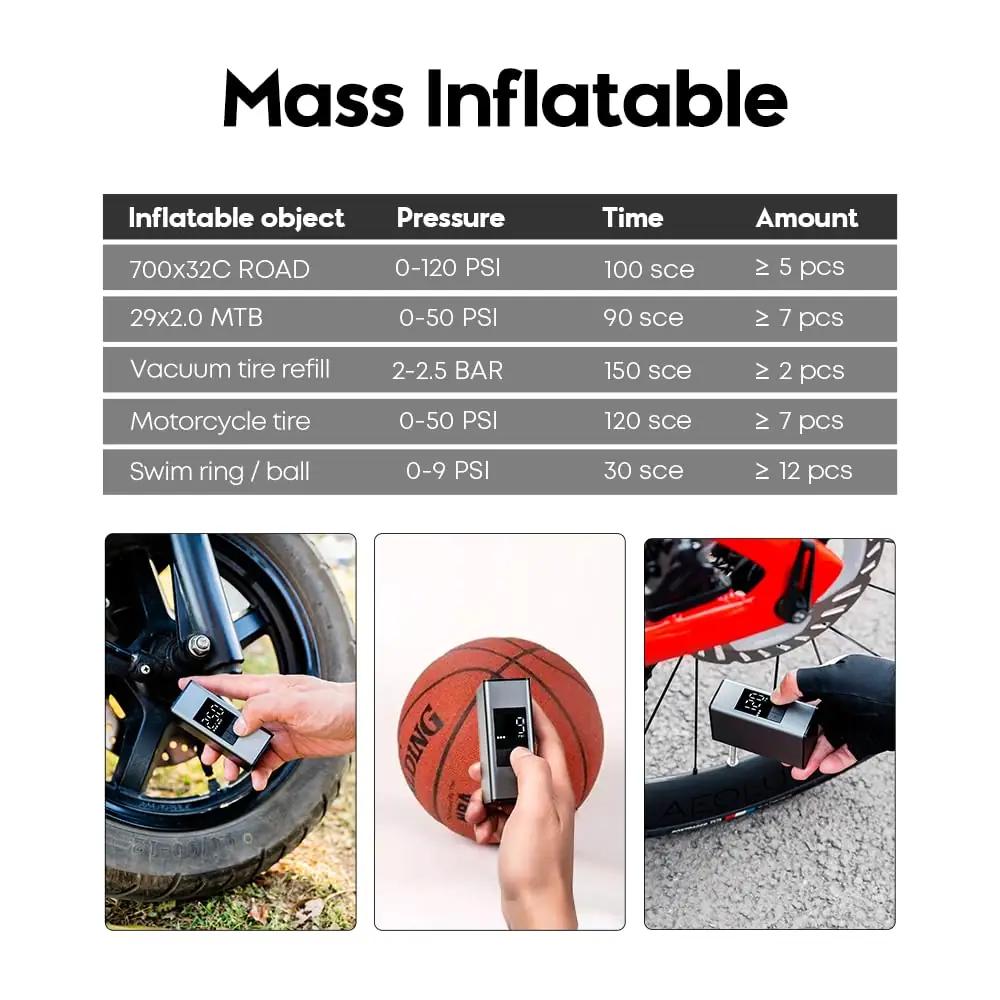 CYCLAMI alumiiniumist mini pump – kaasaskantav rehvitäide – kasutusnäide