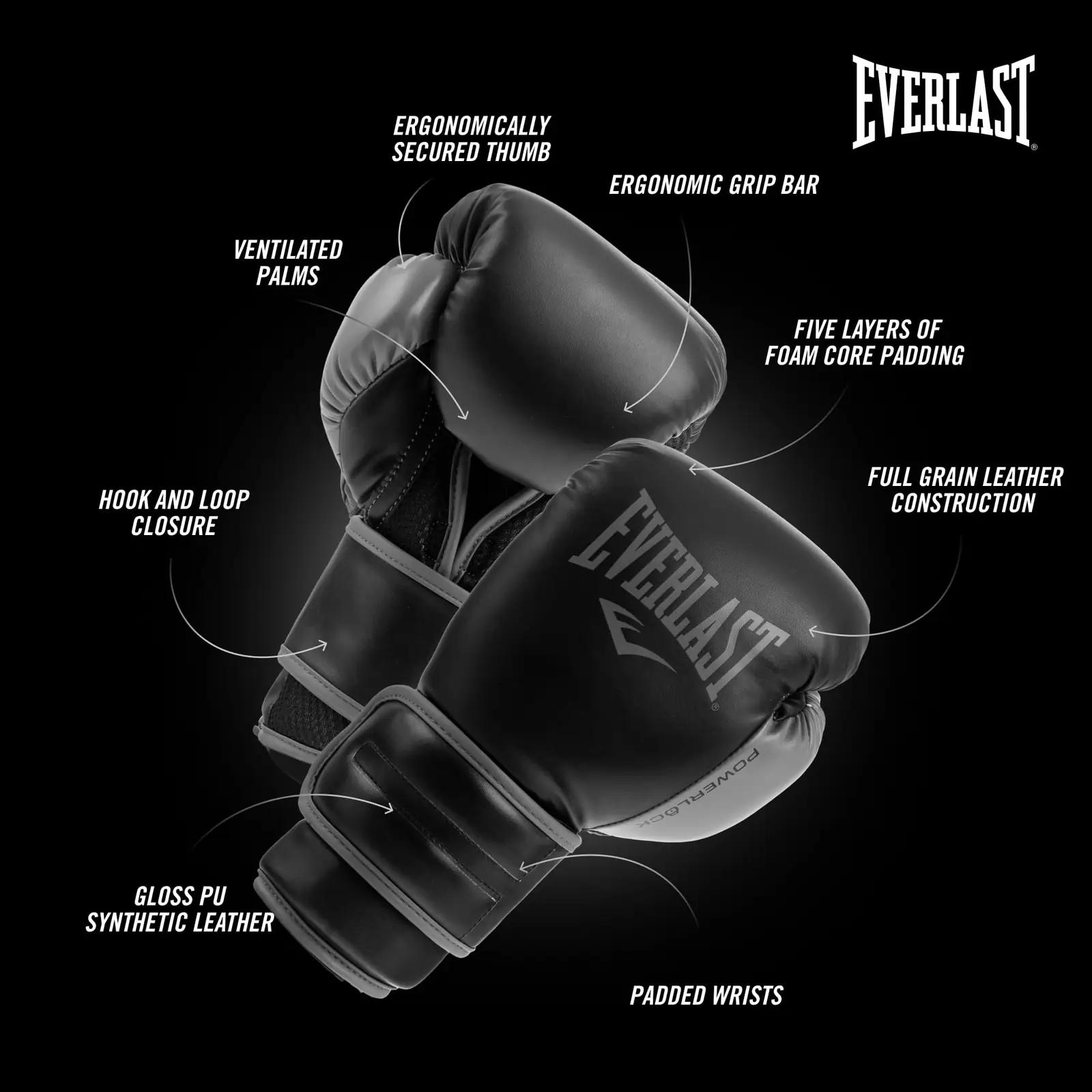 Everlast poksikindad Powerlock 2R 16oz — vastupidav PU – kasutusnäide