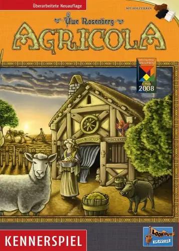 Lookout lauamäng Agricola – strateegiline pere teema charm – detailne vaade