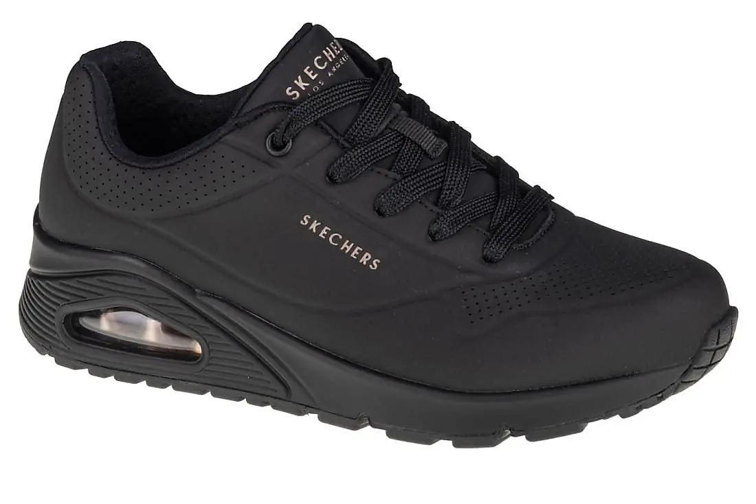 Skechers mugavad tossud sportlikuks igapäevaks – must BBK – pakend ja tarvikud