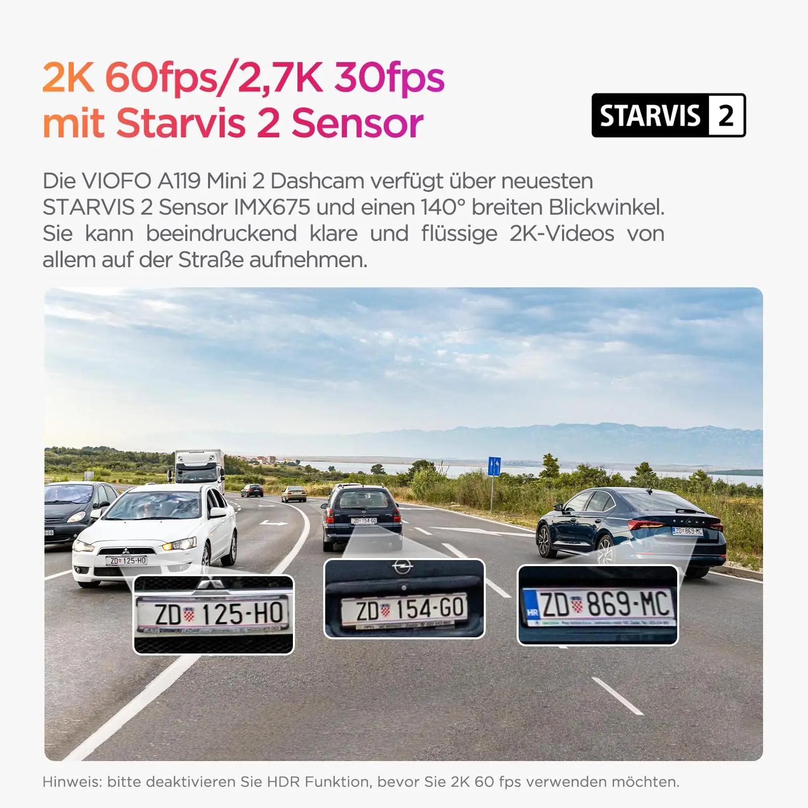 VIOFO A119 Mini 2 elektroonika ja foto – detailne lähivaade