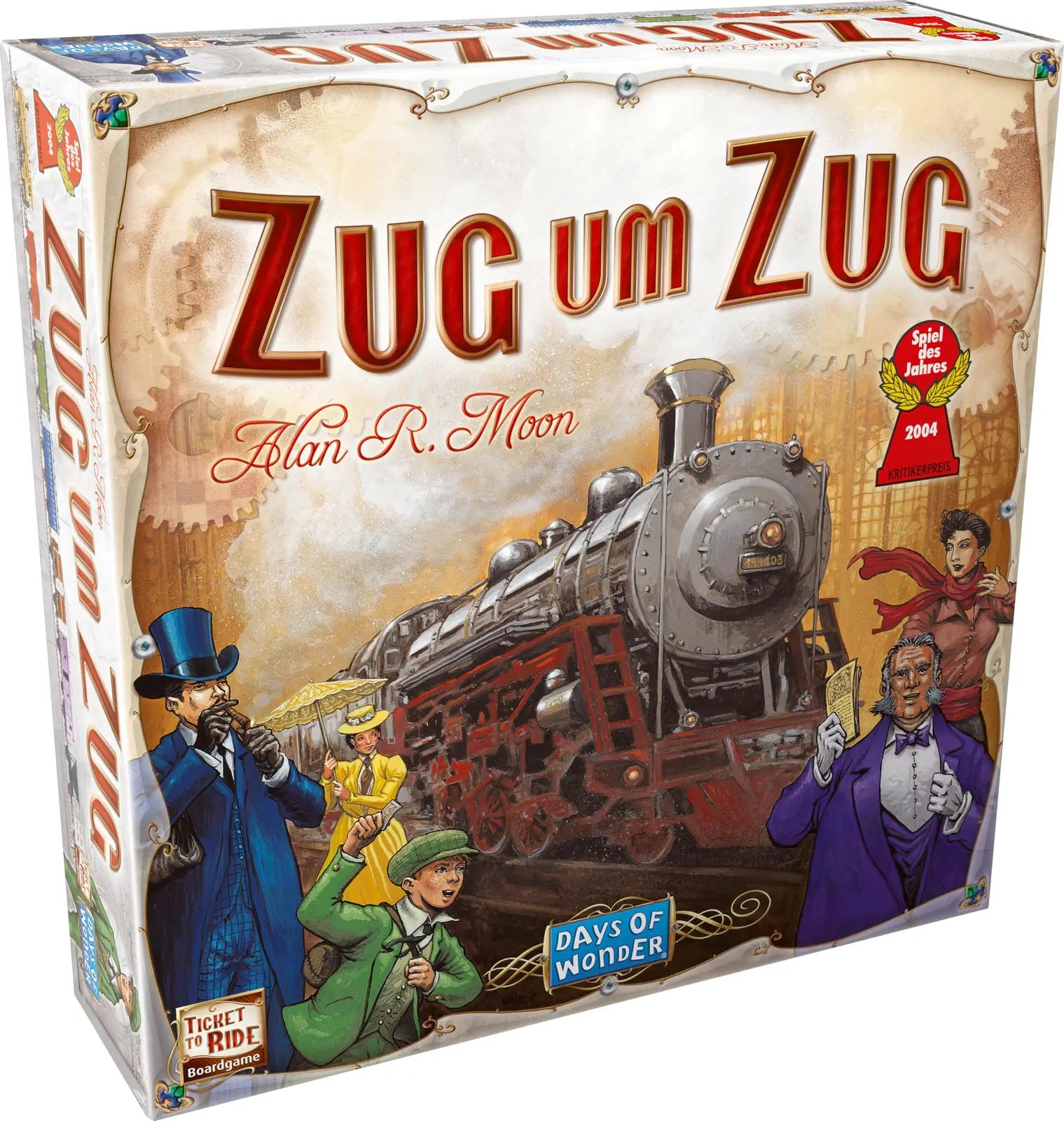 Asmodee lauamäng Zug um Zug – pere- ja strateegiamäng